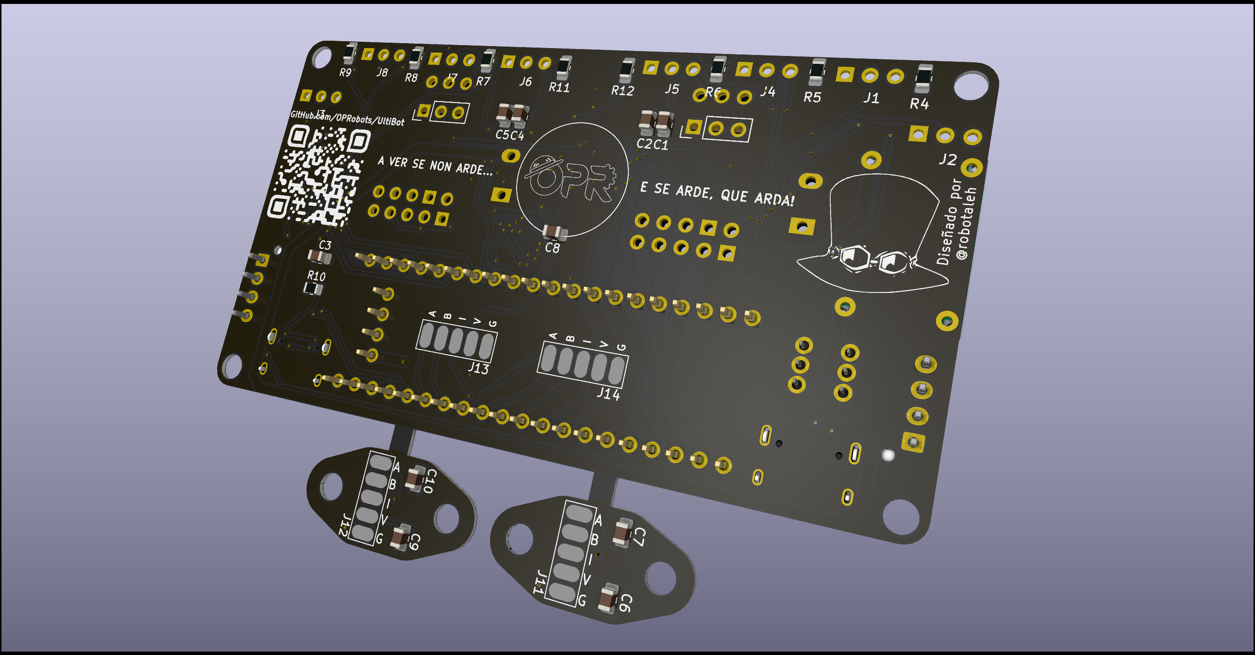 PCB trasera